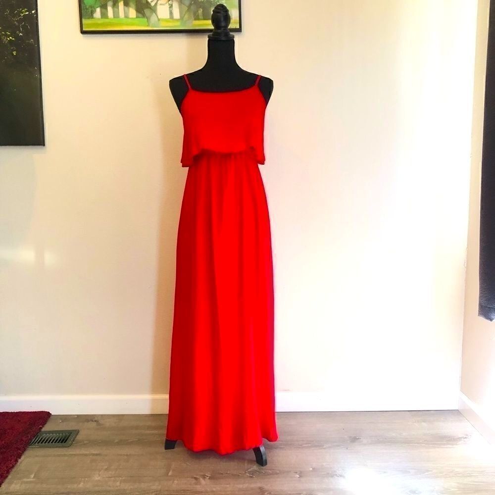 Love Spell Red Maxi Dress